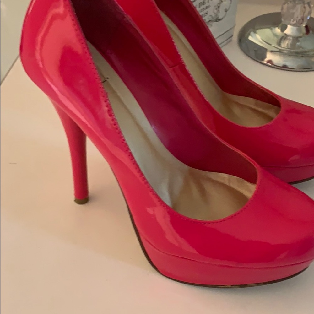 Pink Patent Pumps